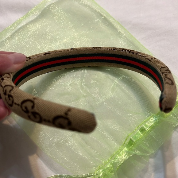 Padded Gucci headband - handmade using original fabric - Picture 4 of 5